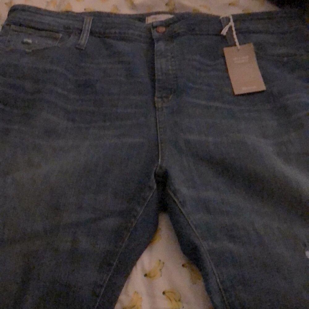 MADEWELL 24W petite curvy high rise skinny jeans